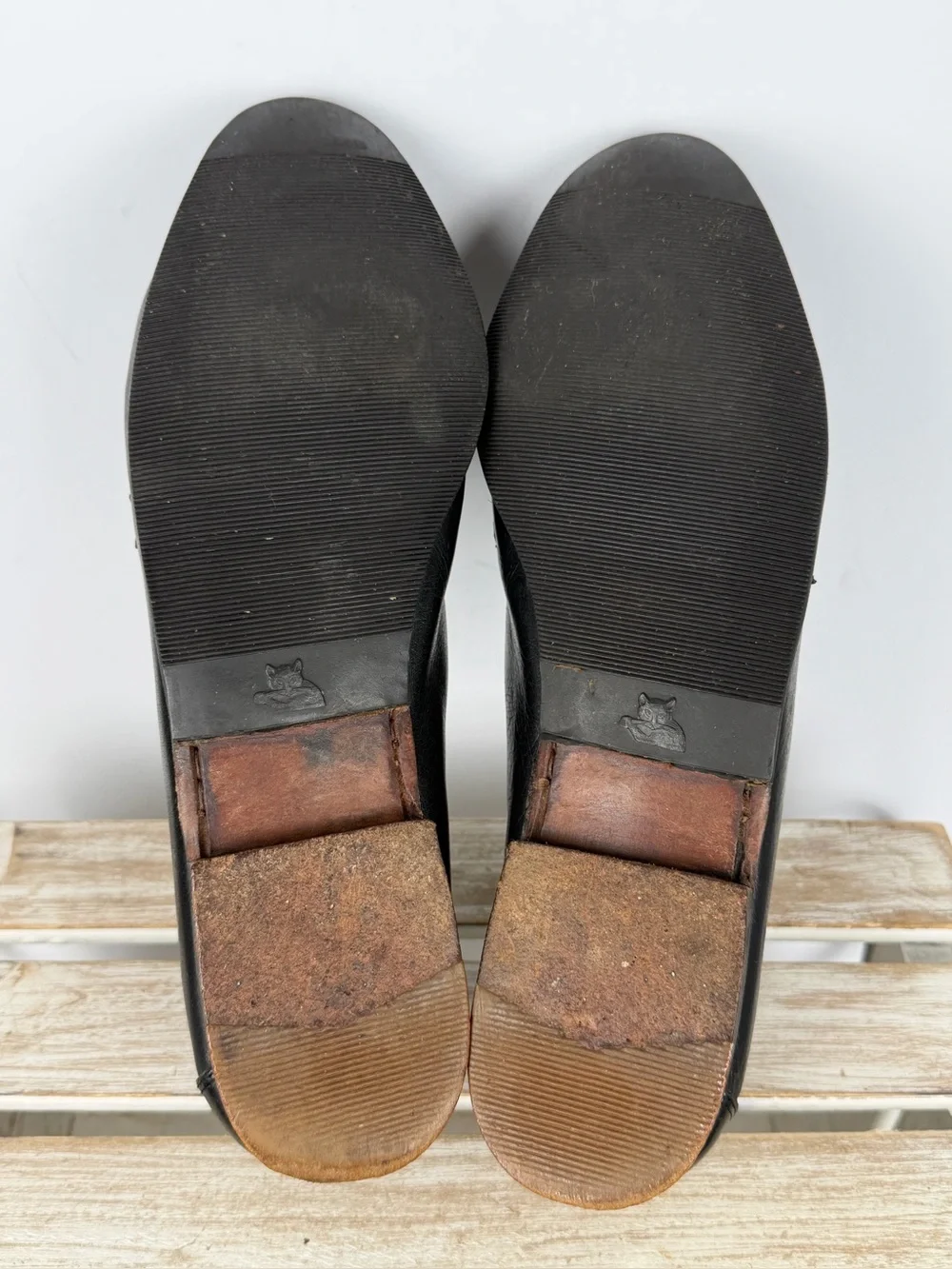 Cole Haan Woven black Leather Tassel Loafers men’s size 11 basket weave